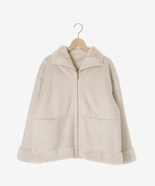 le.coeur blanc / ルクールブラン その他アウター | フェイクムートンファーコート | 詳細1
