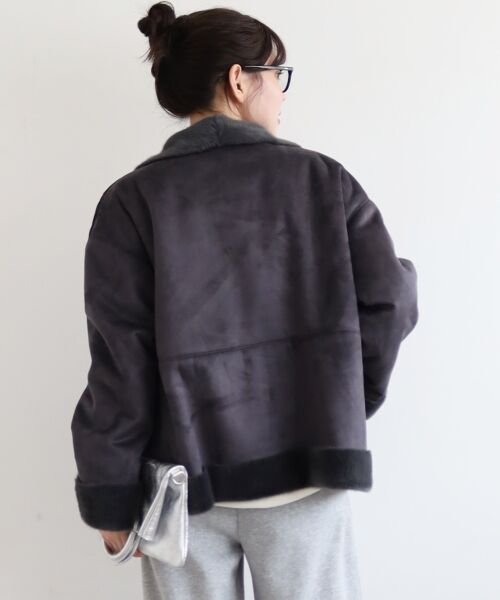 le.coeur blanc / ルクールブラン その他アウター | フェイクムートンファーコート | 詳細27