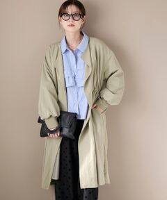 le.coeur blanc / ルクールブラン その他アウター | ドロストノーカラーロングコート