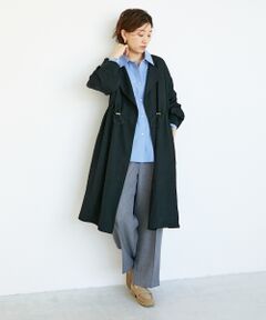 le.coeur blanc / ルクールブラン その他アウター | ドロストノーカラーロングコート