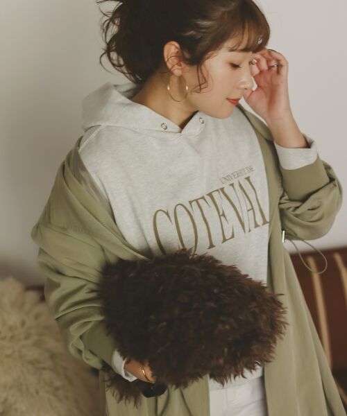 le.coeur blanc / ルクールブラン その他アウター | ドロストノーカラーロングコート | 詳細22