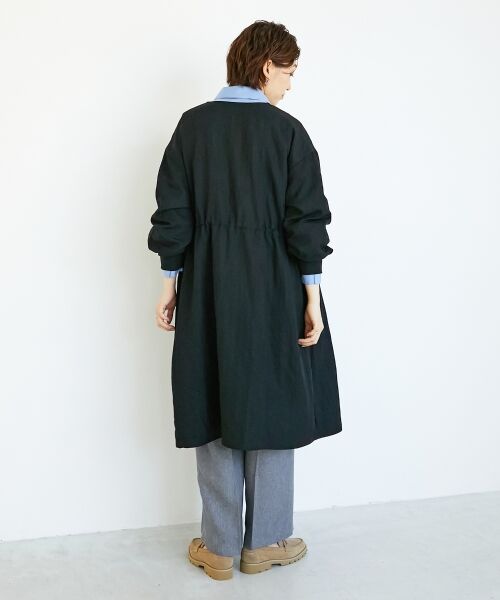 le.coeur blanc / ルクールブラン その他アウター | ドロストノーカラーロングコート | 詳細25