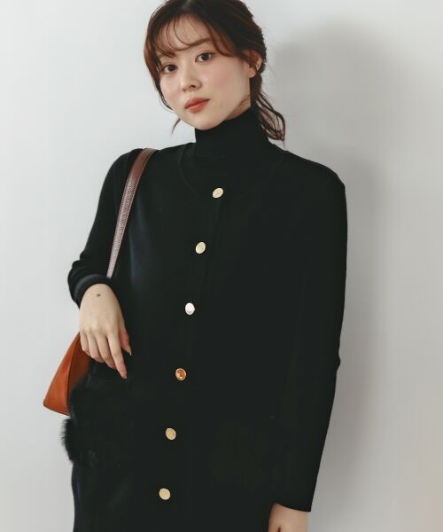 le.coeur blanc / ルクールブラン ベスト | TORRAZZO DONNA 別注ファーポケットベスト | 詳細13