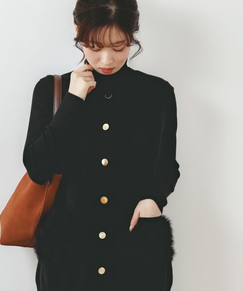 le.coeur blanc / ルクールブラン ベスト | TORRAZZO DONNA 別注ファーポケットベスト | 詳細15