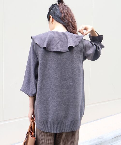 le.coeur blanc / ルクールブラン ベスト | TORRAZZO DONNA 別注ファーポケットベスト | 詳細21