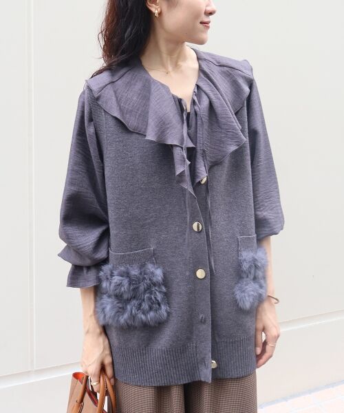 le.coeur blanc / ルクールブラン ベスト | TORRAZZO DONNA 別注ファーポケットベスト | 詳細23