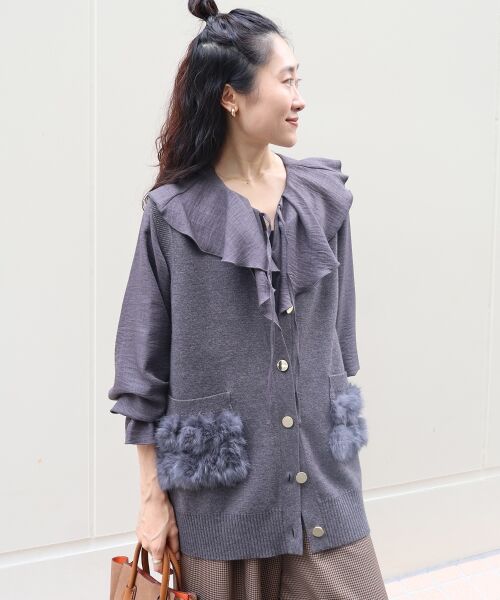 le.coeur blanc / ルクールブラン ベスト | TORRAZZO DONNA 別注ファーポケットベスト | 詳細25