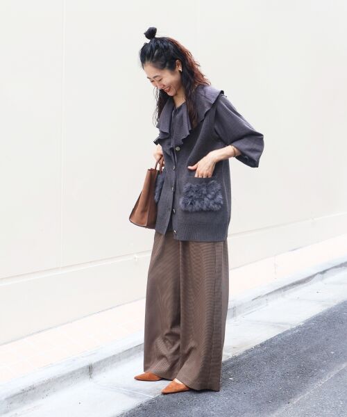 le.coeur blanc / ルクールブラン ベスト | TORRAZZO DONNA 別注ファーポケットベスト | 詳細29