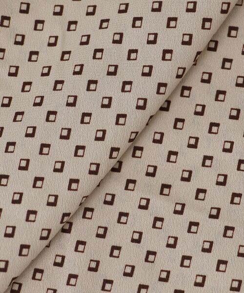 le.coeur blanc / ルクールブラン シャツ・ブラウス | 《手洗い可能》シャーリングネック幾何柄ブラウス | 詳細28