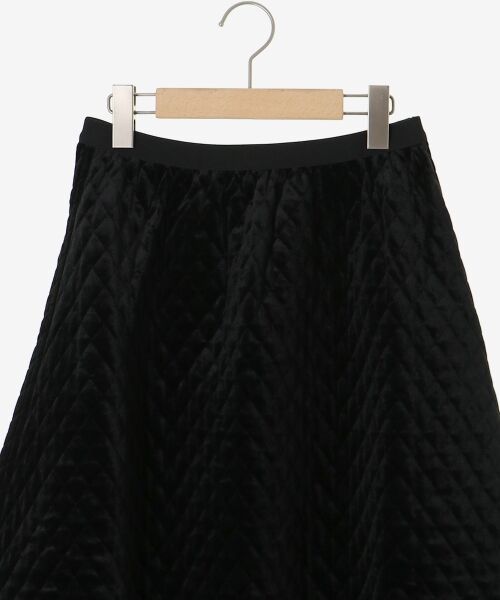 le.coeur blanc / ルクールブラン ロング・マキシ丈スカート | TORRAZZO DONNAキルトベロアスカート | 詳細22