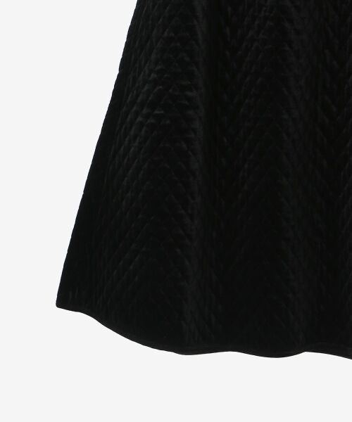 le.coeur blanc / ルクールブラン ロング・マキシ丈スカート | TORRAZZO DONNAキルトベロアスカート | 詳細23
