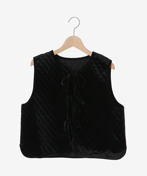 le.coeur blanc / ルクールブラン その他アウター | TORRAZZO DONNAキルトベロアジャケット | 詳細1