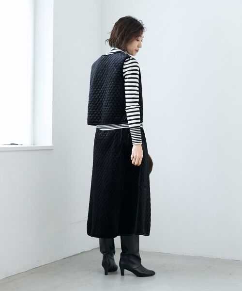 le.coeur blanc / ルクールブラン その他アウター | TORRAZZO DONNAキルトベロアジャケット | 詳細12