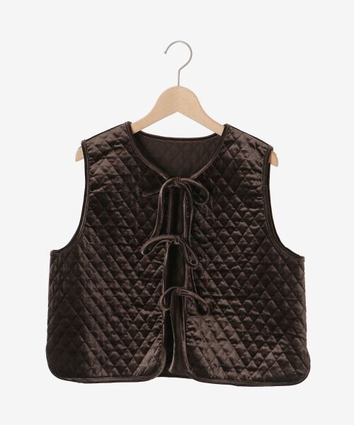 le.coeur blanc / ルクールブラン その他アウター | TORRAZZO DONNAキルトベロアジャケット | 詳細14