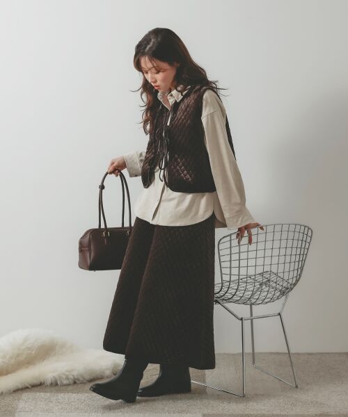 le.coeur blanc / ルクールブラン その他アウター | TORRAZZO DONNAキルトベロアジャケット | 詳細19