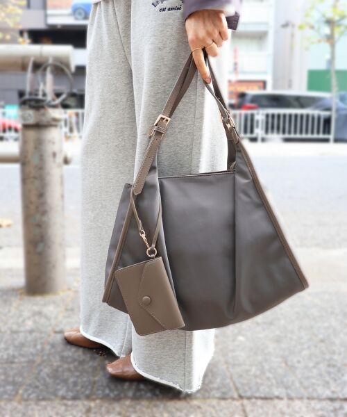 le.coeur blanc / ルクールブラン トートバッグ | ベルトハンドルナイロンショルダー | 詳細6