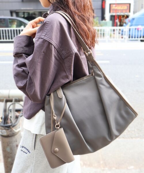 le.coeur blanc / ルクールブラン トートバッグ | ベルトハンドルナイロンショルダー | 詳細9