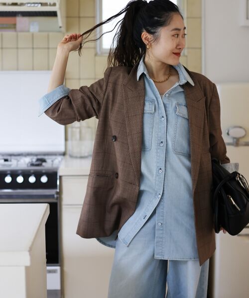 le.coeur blanc / ルクールブラン シャツ・ブラウス | HealthyDENIMヘルシーデニムAlmondShirt | 詳細10