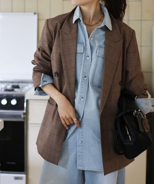 le.coeur blanc / ルクールブラン シャツ・ブラウス | HealthyDENIMヘルシーデニムAlmondShirt | 詳細12