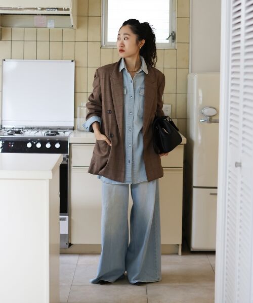 le.coeur blanc / ルクールブラン シャツ・ブラウス | HealthyDENIMヘルシーデニムAlmondShirt | 詳細13