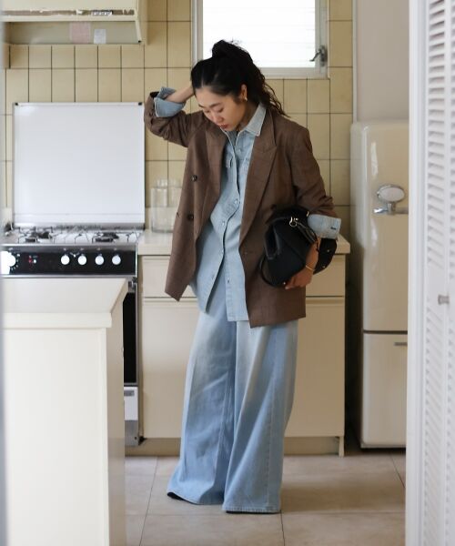 le.coeur blanc / ルクールブラン シャツ・ブラウス | HealthyDENIMヘルシーデニムAlmondShirt | 詳細14