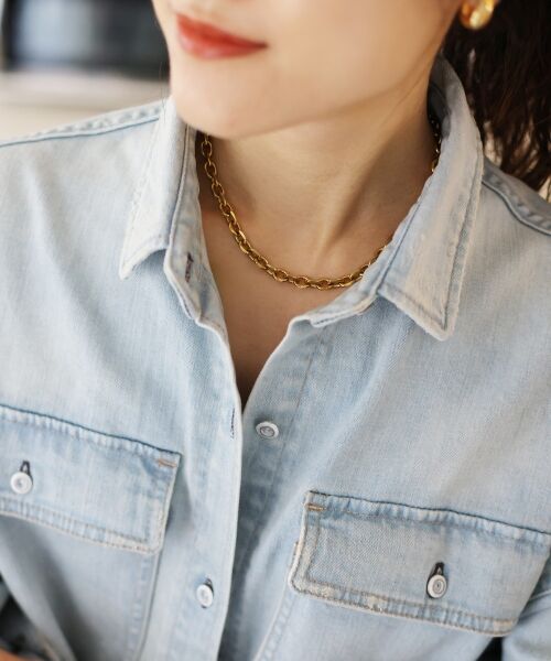 le.coeur blanc / ルクールブラン シャツ・ブラウス | HealthyDENIMヘルシーデニムAlmondShirt | 詳細7