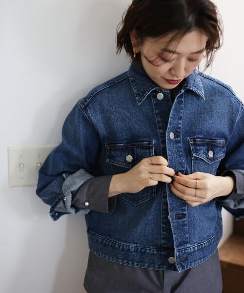 le.coeur blanc / ルクールブラン Gジャン・デニムジャケット | HealthyDENIMヘルシーデニムDatesBigjacket | 詳細5