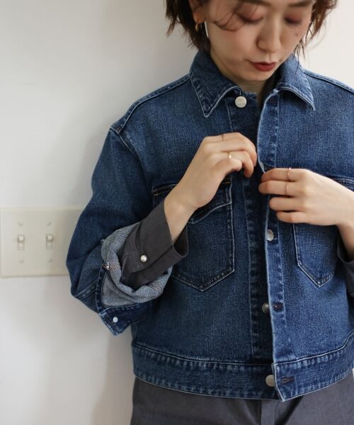 le.coeur blanc / ルクールブラン Gジャン・デニムジャケット | HealthyDENIMヘルシーデニムDatesBigjacket | 詳細6