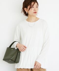 le.coeur blanc / ルクールブラン カットソー | 《WEB・一部店舗限定》AL裾バルーンカットソー
