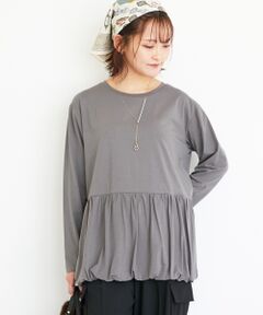 le.coeur blanc / ルクールブラン カットソー | 《WEB・一部店舗限定》AL裾バルーンカットソー