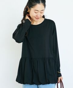 le.coeur blanc / ルクールブラン カットソー | 《WEB・一部店舗限定》AL裾バルーンカットソー