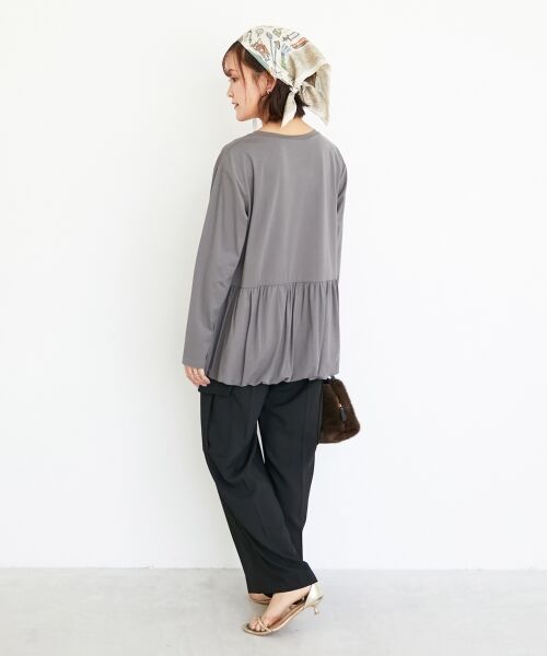 le.coeur blanc / ルクールブラン カットソー | 《WEB・一部店舗限定》AL裾バルーンカットソー | 詳細11