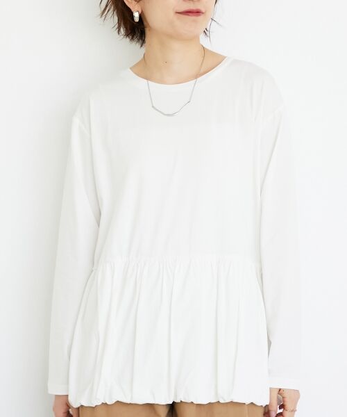 le.coeur blanc / ルクールブラン カットソー | 《WEB・一部店舗限定》AL裾バルーンカットソー | 詳細14