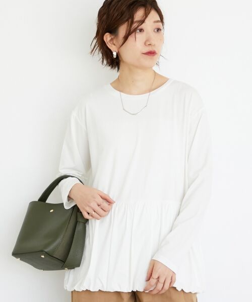 le.coeur blanc / ルクールブラン カットソー | 《WEB・一部店舗限定》AL裾バルーンカットソー | 詳細16