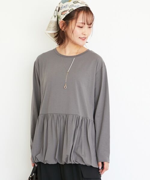 le.coeur blanc / ルクールブラン カットソー | 《WEB・一部店舗限定》AL裾バルーンカットソー | 詳細2