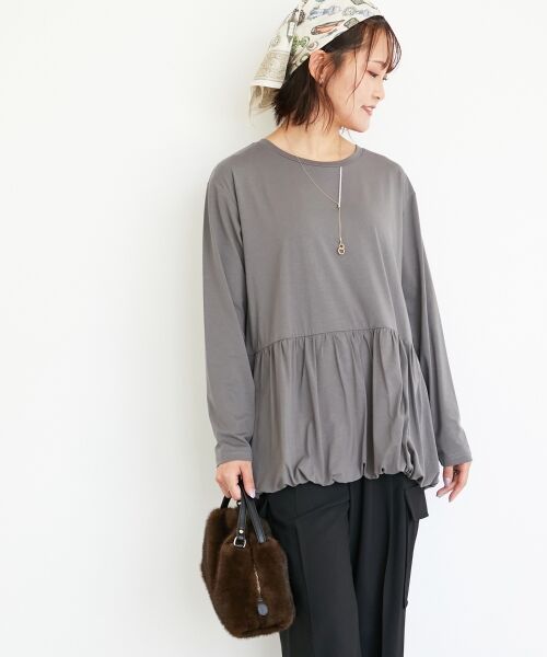 le.coeur blanc / ルクールブラン カットソー | 《WEB・一部店舗限定》AL裾バルーンカットソー | 詳細4