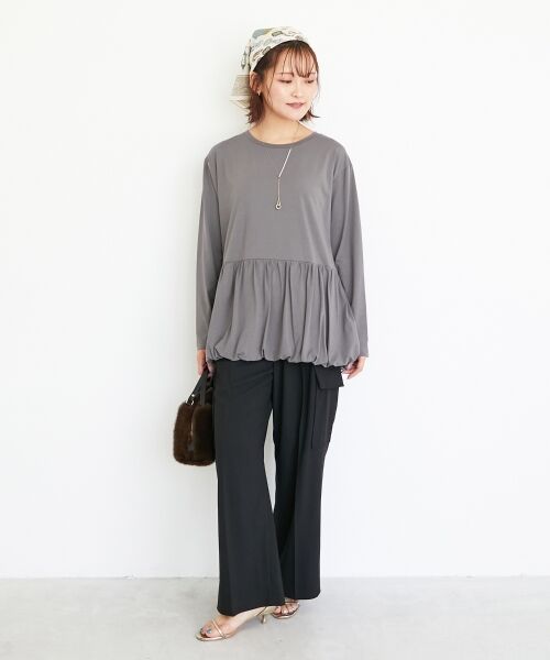 le.coeur blanc / ルクールブラン カットソー | 《WEB・一部店舗限定》AL裾バルーンカットソー | 詳細7