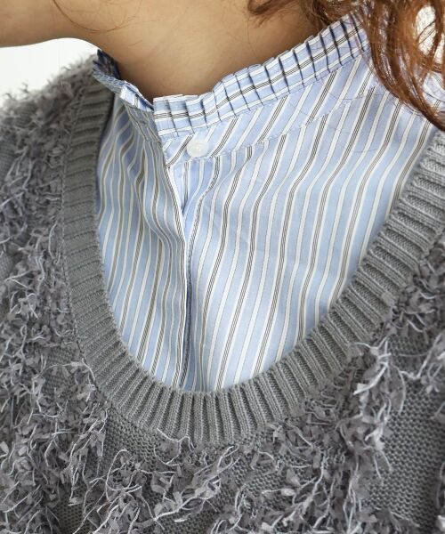 le.coeur blanc / ルクールブラン ベスト | 《WEB・一部店舗限定》ALリボンヤーンベスト | 詳細14