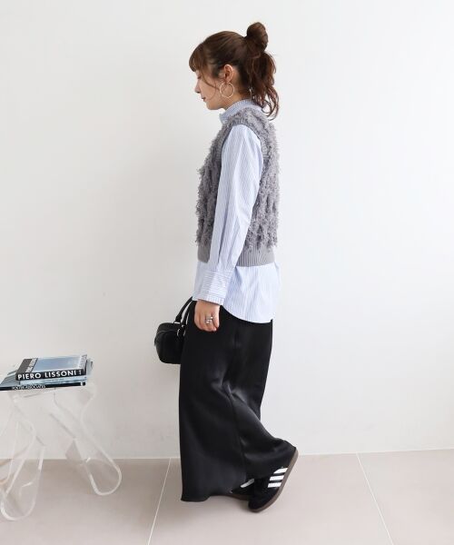 le.coeur blanc / ルクールブラン ベスト | 《WEB・一部店舗限定》ALリボンヤーンベスト | 詳細16