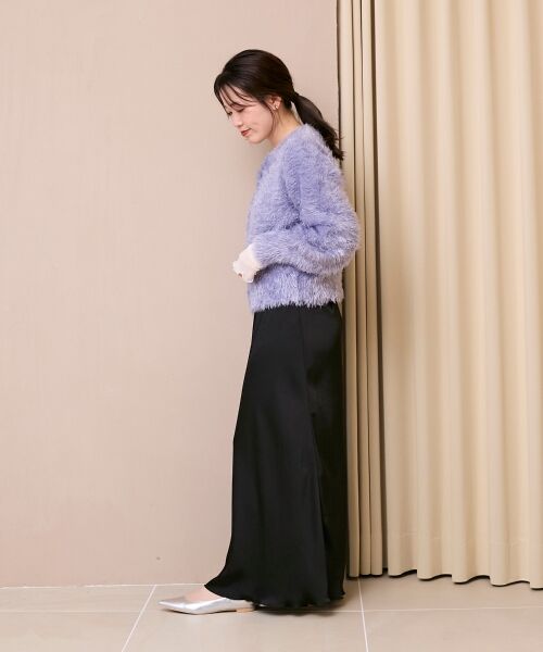 le.coeur blanc / ルクールブラン カーディガン・ボレロ | 《WEB限定アイテム》ソフトシャギーカーディガン | 詳細10