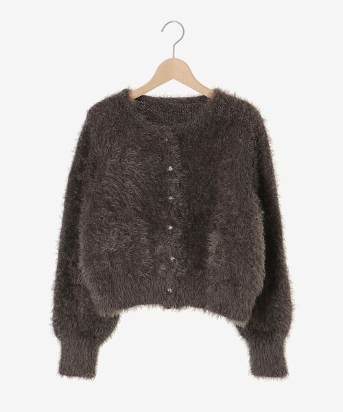 le.coeur blanc / ルクールブラン カーディガン・ボレロ | 《WEB限定アイテム》ソフトシャギーカーディガン | 詳細22