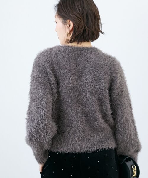 le.coeur blanc / ルクールブラン カーディガン・ボレロ | 《WEB限定アイテム》ソフトシャギーカーディガン | 詳細27