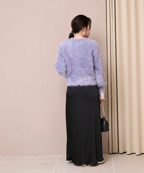 le.coeur blanc / ルクールブラン カーディガン・ボレロ | 《WEB限定アイテム》ソフトシャギーカーディガン | 詳細9
