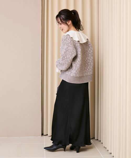 le.coeur blanc / ルクールブラン ブルゾン | モールジャガードニットブルゾン | 詳細10