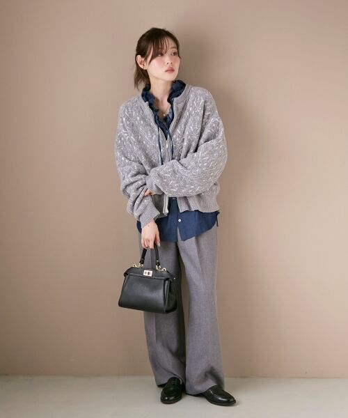 le.coeur blanc / ルクールブラン ブルゾン | モールジャガードニットブルゾン | 詳細28