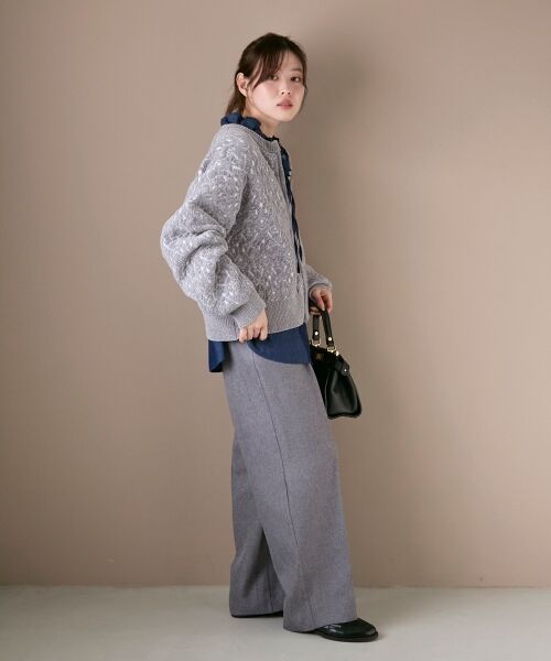 le.coeur blanc / ルクールブラン ブルゾン | モールジャガードニットブルゾン | 詳細30
