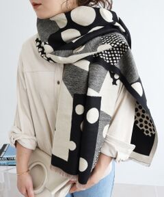 le.coeur blanc / ルクールブラン マフラー・ショール・スヌード・ストール | 《WEB限定アイテム》アソート柄大判ストール