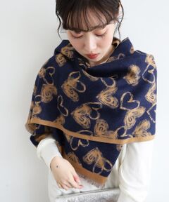 le.coeur blanc / ルクールブラン マフラー・ショール・スヌード・ストール | 《WEB限定アイテム》アソート柄大判ストール