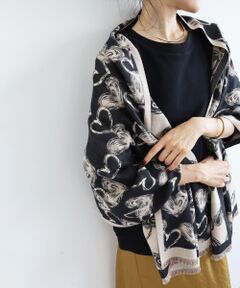 le.coeur blanc / ルクールブラン マフラー・ショール・スヌード・ストール | 《WEB限定アイテム》アソート柄大判ストール