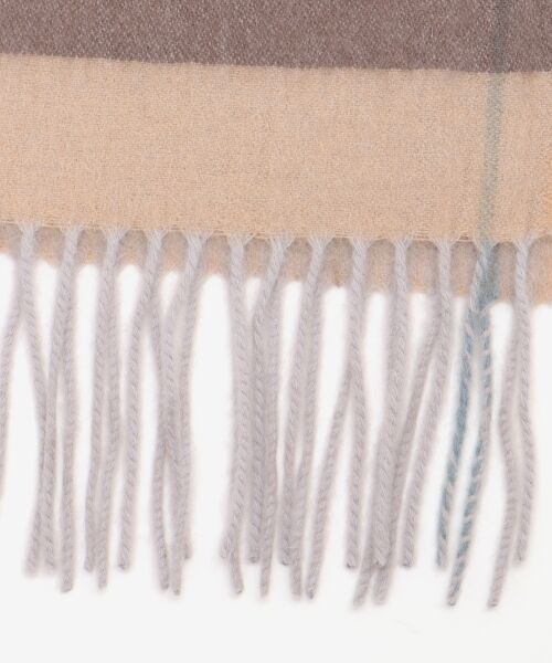 le.coeur blanc / ルクールブラン マフラー・ショール・スヌード・ストール | 《WEB限定アイテム》バイカラーラインストール | 詳細19